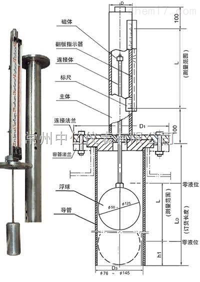 UDZ-1DUDZ-1D插入型磁浮球液位计厂家